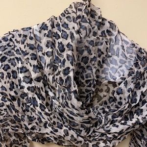 Animal print scarf